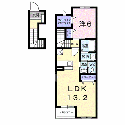 アルカンシエル 201【管理NO：1-016151301-02010】 ★家具家電は申し込み後に搬入します★ ★2026年10月中旬入居可能★の外観画像