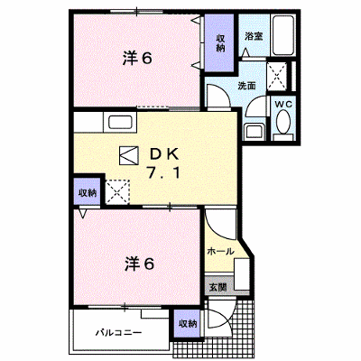 カリーノ　トゥッティＡ 102【管理NO：1-012416601-01020】 ★家具家電は申し込み後に搬入します★の外観画像