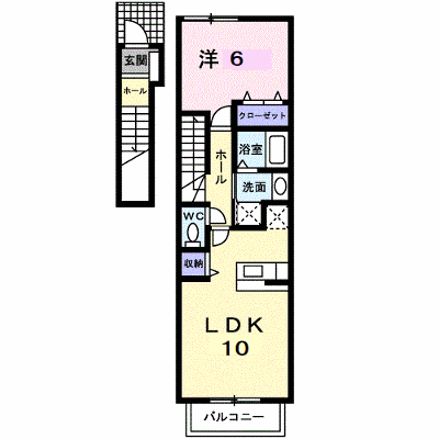 プリマベーラ 202【管理NO：1-014337301-02020】 ★家具家電は申し込み後に搬入します★ ★2026年10月中旬入居可能★の外観画像