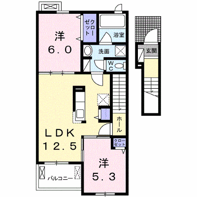フラワー野火止Ｂ 202【管理NO：1-025354902-02020】 ★家具家電は申し込み後に搬入します★ ★2026年10月上旬入居可能★の外観画像