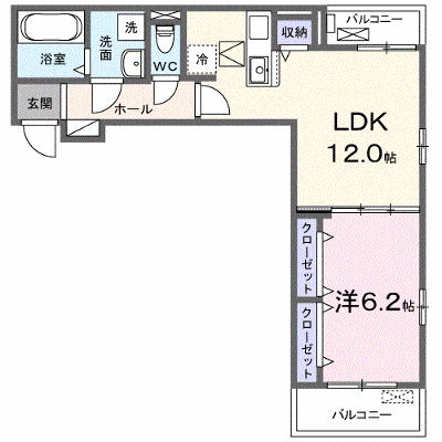 マグノーリエ 103【管理NO：1-027794901-01030】 ★家具家電は申し込み後に搬入します★の外観画像