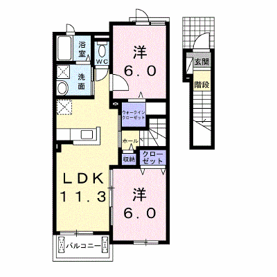 コリーナ木田余Ⅱ 203【管理NO：1-021526902-02030】 ★家具家電は申し込み後に搬入します★の外観画像