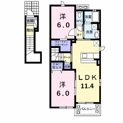アルカンシェル東台　Ａ棟 201【管理NO：1-017776201-02010】 ★家具家電は申し込み後に搬入します★ ★2026年09月中旬入居可能★の外観画像