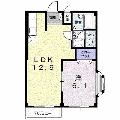 コーポウィスタリアＢ 201【管理NO：1-003407502-02010】 ★家具家電は申し込み後に搬入します★の外観画像