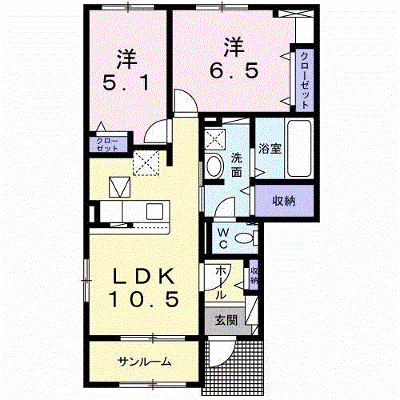 エスポワール 101【管理NO：1-024889901-01010】 ★家具家電は申し込み後に搬入します★ ★2026年09月中旬入居可能★の外観画像