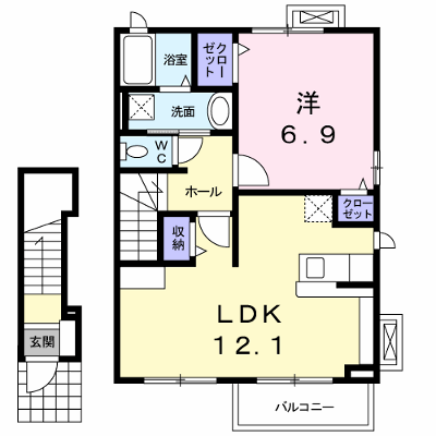 ピースパレス 203【管理NO：1-021316401-02030】 ★家具家電は申し込み後に搬入します★ ★2026年10月中旬入居可能★の外観画像