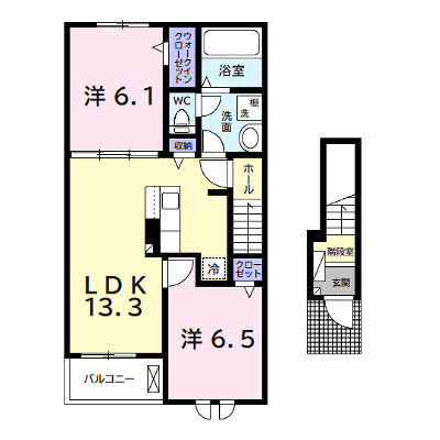 ルミネスⅢ 202【管理NO：1-027217301-02020】 ★家具家電は申し込み後に搬入します★ ★2026年10月中旬入居可能★の外観画像