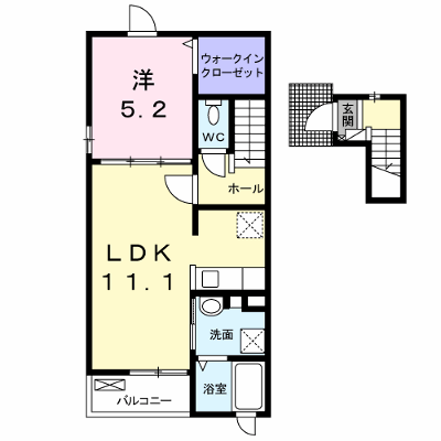 サンライズＭ 204【管理NO：1-024868401-02040】 ★家具家電は申し込み後に搬入します★の外観画像