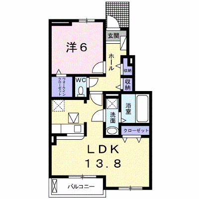 エターナリーⅡ 102【管理NO：1-024821002-01020】 ★家具家電は申し込み後に搬入します★の外観画像
