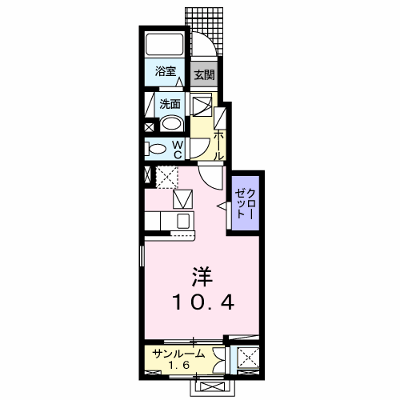 メロウ　デイズ 104【管理NO：1-025715501-01040】 ★家具家電は申し込み後に搬入します★ ★2026年09月中旬入居可能★の外観画像