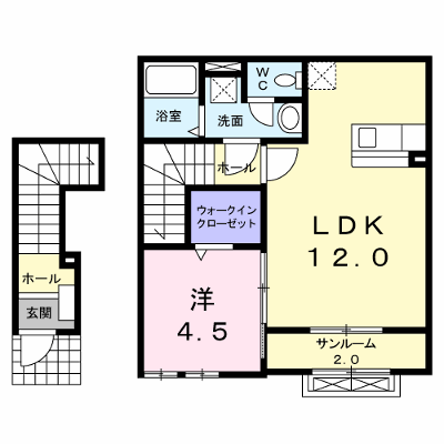 ミルトハウス 202【管理NO：1-021797401-02020】 ★家具家電は申し込み後に搬入します★ ★2026年10月上旬入居可能★の外観画像