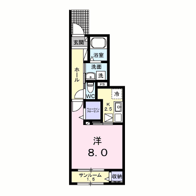 フォンターナ・ピエディ 102【管理NO：1-027842301-01020】 ★家具家電は申し込み後に搬入します★ ★2026年10月中旬入居可能★の外観画像
