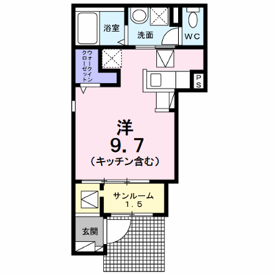 コンフォール　Ｂ 101【管理NO：1-026839702-01010】 ★家具家電は申し込み後に搬入します★の外観画像