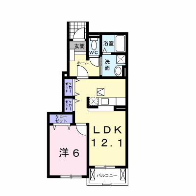 クリーンＮ＆Ｋ・Ｂ 103【管理NO：1-013151102-01030】 ★家具家電は申し込み後に搬入します★ ★2026年11月中旬入居可能★の外観画像