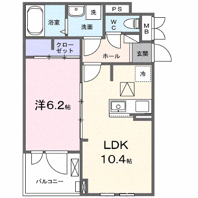 フロレスタ湘南Ⅱ 101【管理NO：1-027607802-01010】 ★家具家電は申し込み後に搬入します★の外観画像