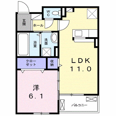 ルージュ・Ｎ 202【管理NO：1-025024901-02020】 ★家具家電は申し込み後に搬入します★の外観画像