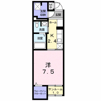 ジュリアコート 105【管理NO：1-022123801-01040】 ★家具家電は申し込み後に搬入します★ ★2026年09月中旬入居可能★の外観画像