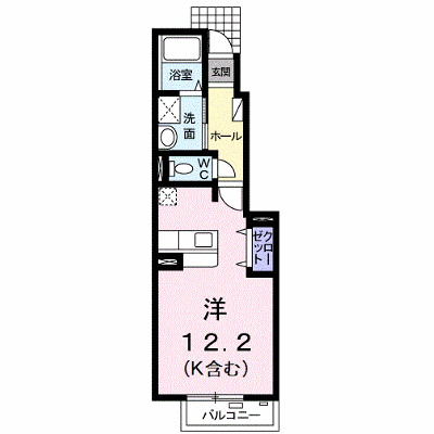 ポラリスⅠ 103【管理NO：1-015310501-01030】 ★家具家電は申し込み後に搬入します★ ★2026年10月上旬入居可能★の外観画像