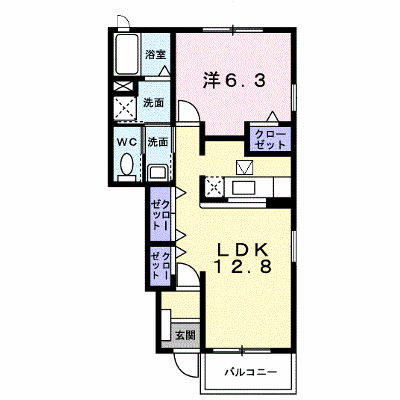 フィオーレ 102【管理NO：1-015097301-01020】 ★家具家電は申し込み後に搬入します★ ★2026年10月上旬入居可能★の外観画像