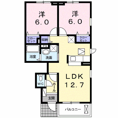 シャルム 102【管理NO：1-020580601-01020】 ★家具家電は申し込み後に搬入します★ ★2026年10月中旬入居可能★の外観画像