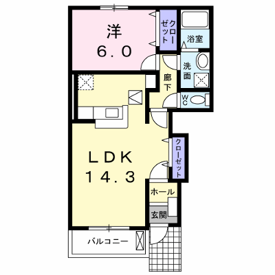 ファレ・キヨラ 102【管理NO：1-013907801-01020】 ★家具家電は申し込み後に搬入します★ ★2026年09月中旬入居可能★の外観画像