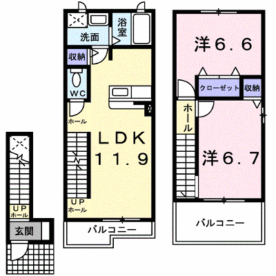 サンパティーク 207【管理NO：1-011273301-02060】 ★家具家電は申し込み後に搬入します★ ★2026年10月中旬入居可能★の外観画像