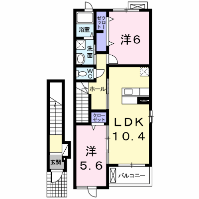 メゾン・ド・オニヨン 202【管理NO：1-017413801-02020】 ★家具家電は申し込み後に搬入します★ ★2026年11月中旬入居可能★の外観画像