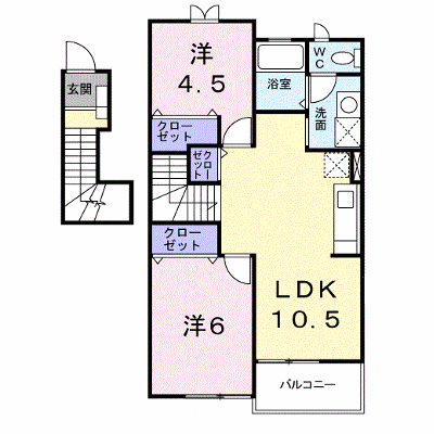 フォレスタⅡ 202【管理NO：1-011699301-02020】 ★家具家電は申し込み後に搬入します★ ★2026年10月中旬入居可能★の外観画像