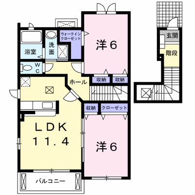 カルムＡ棟 203【管理NO：1-014707701-02030】 ★家具家電は申し込み後に搬入します★ ★2026年10月中旬入居可能★の外観画像