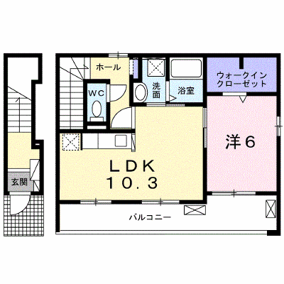 ラ・ルーチェⅡ 203【管理NO：1-026487502-02030】 ★家具家電は申し込み後に搬入します★ ★2026年10月中旬入居可能★の外観画像
