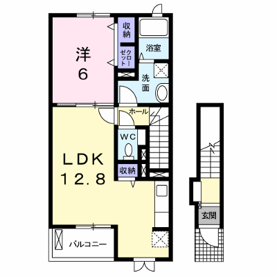 グランツ今伊勢 202【管理NO：1-018598801-02020】 ★家具家電は申し込み後に搬入します★ ★2026年10月上旬入居可能★の外観画像