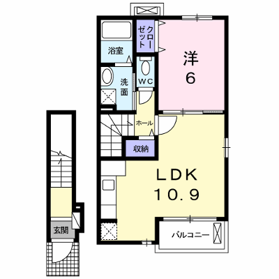 ブリアン・ソレイユ 202【管理NO：1-017650201-02020】 ★家具家電は申し込み後に搬入します★ ★2026年10月上旬入居可能★の外観画像