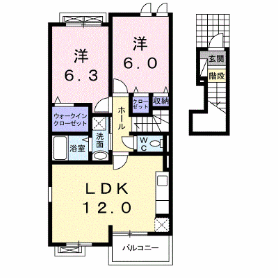 リバー　マージ 203【管理NO：1-018263501-02030】 ★家具家電は申し込み後に搬入します★ ★2026年10月中旬入居可能★の外観画像