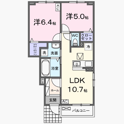 ヴィラ　セレニティ 105【管理NO：1-028151001-01040】 ★家具家電は申し込み後に搬入します★ ★2026年09月中旬入居可能★の外観画像