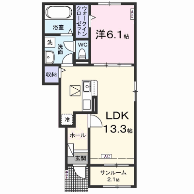 ベルカーナ　福（フク） 105【管理NO：1-028376202-01040】 ★家具家電は申し込み後に搬入します★ ★2026年10月中旬入居可能★の外観画像