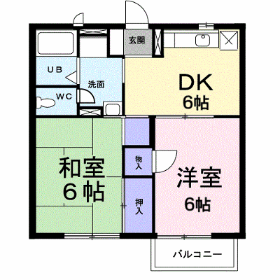 ウイングＡ 202【管理NO：1-007494401-02020】 ★家具家電は申し込み後に搬入します★ ★2026年10月下旬入居可能★の外観画像