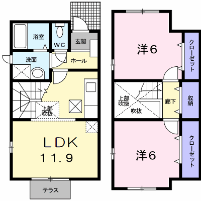 ファミ－ルしおたＢ 103【管理NO：1-011780302-01030】 ★家具家電は申し込み後に搬入します★ ★2026年10月上旬入居可能★の外観画像