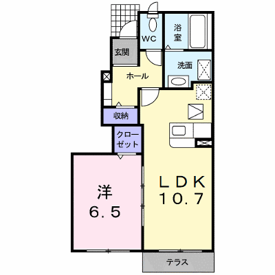 メゾン井上 101【管理NO：1-014045201-01010】 ★家具家電は申し込み後に搬入します★ ★2026年10月上旬入居可能★の外観画像