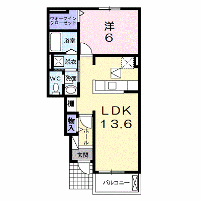 ベル　アンジュ 102【管理NO：1-018837701-01020】 ★家具家電は申し込み後に搬入します★の外観画像
