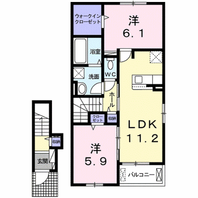 ミ・リブロ堅田 204【管理NO：1-025981101-02040】 ★家具家電は申し込み後に搬入します★の外観画像