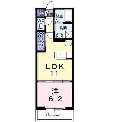 ルミエール西洞院 203【管理NO：1-016821201-02030】 ★家具家電は申し込み後に搬入します★ ★2026年10月上旬入居可能★の外観画像
