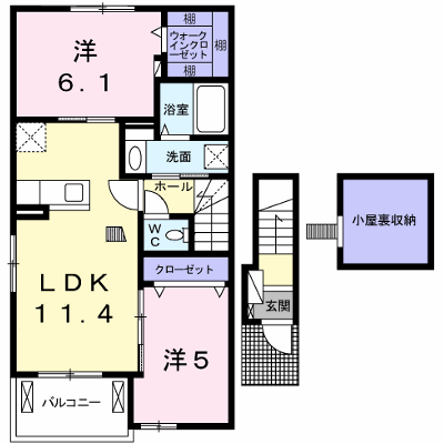 ライフステージ岡田Ⅰ 201【管理NO：1-024002501-02010】 ★家具家電は申し込み後に搬入します★ ★2026年10月中旬入居可能★の外観画像