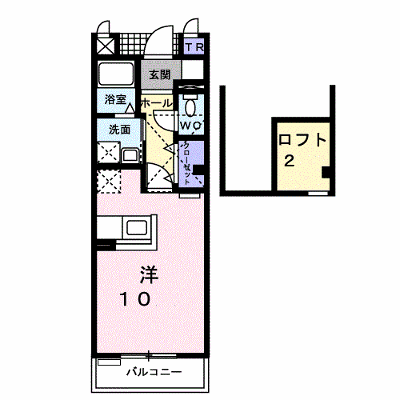 メゾン　フレシ－ル 303【管理NO：1-012550001-03030】 ★家具家電は申し込み後に搬入します★の外観画像