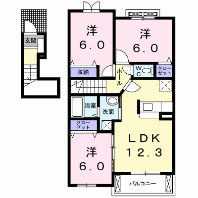 フェリス・ユー　Ⅲ 201【管理NO：1-018180203-02010】 ★家具家電は申し込み後に搬入します★ ★2026年09月中旬入居可能★の外観画像