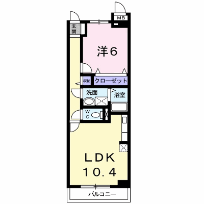 メゾン・ド・リズ 203【管理NO：1-016742401-02030】 ★家具家電は申し込み後に搬入します★の外観画像