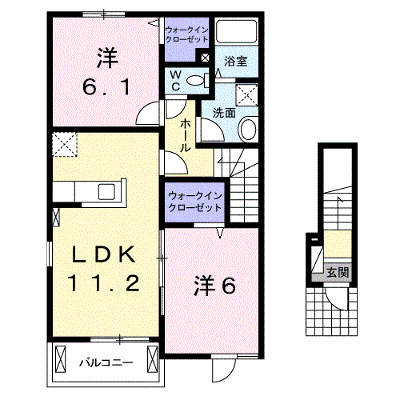 カテュルスフェリスⅠ 201【管理NO：1-022592101-02010】 ★家具家電は申し込み後に搬入します★ ★2026年10月上旬入居可能★の外観画像