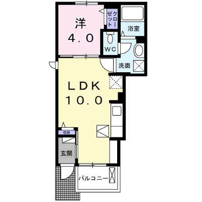アグレアーブルＡ 101【管理NO：1-023820401-01010】 ★家具家電は申し込み後に搬入します★ ★2026年10月上旬入居可能★の外観画像