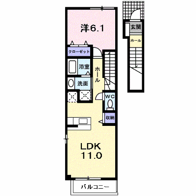 アート・メゾン　Ａ 203【管理NO：1-016400401-02030】 ★家具家電は申し込み後に搬入します★ ★2026年10月上旬入居可能★の外観画像