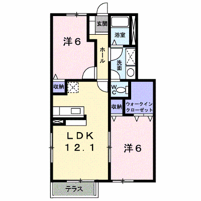 イースト丸亀　Ｃ 103【管理NO：1-010120003-01030】 ★家具家電は申し込み後に搬入します★ ★2026年09月下旬入居可能★の外観画像