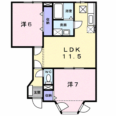 ロータス・高田Ｃ 103【管理NO：1-010127903-01030】 ★家具家電は申し込み後に搬入します★の外観画像